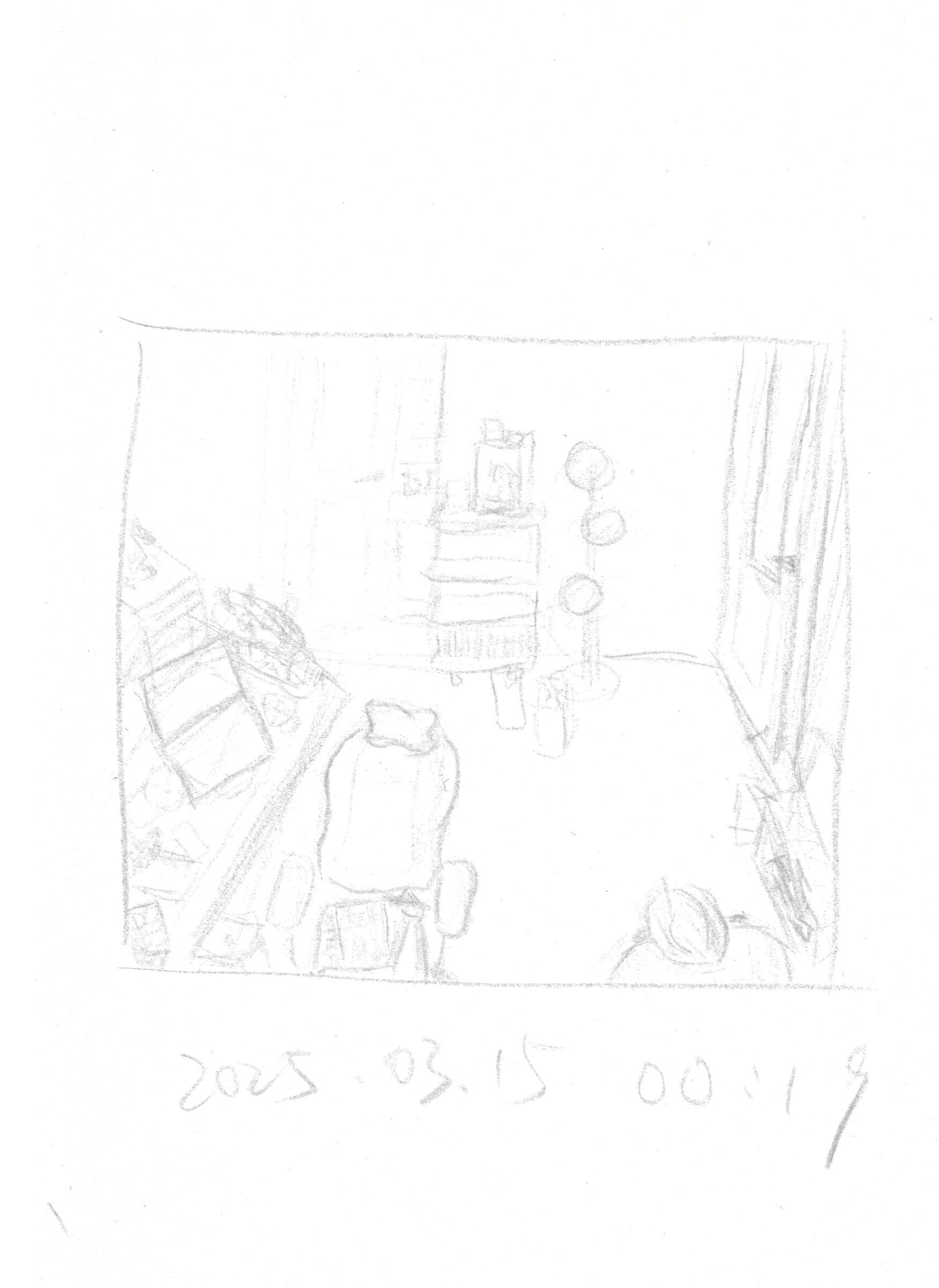家庭办公室的晚上